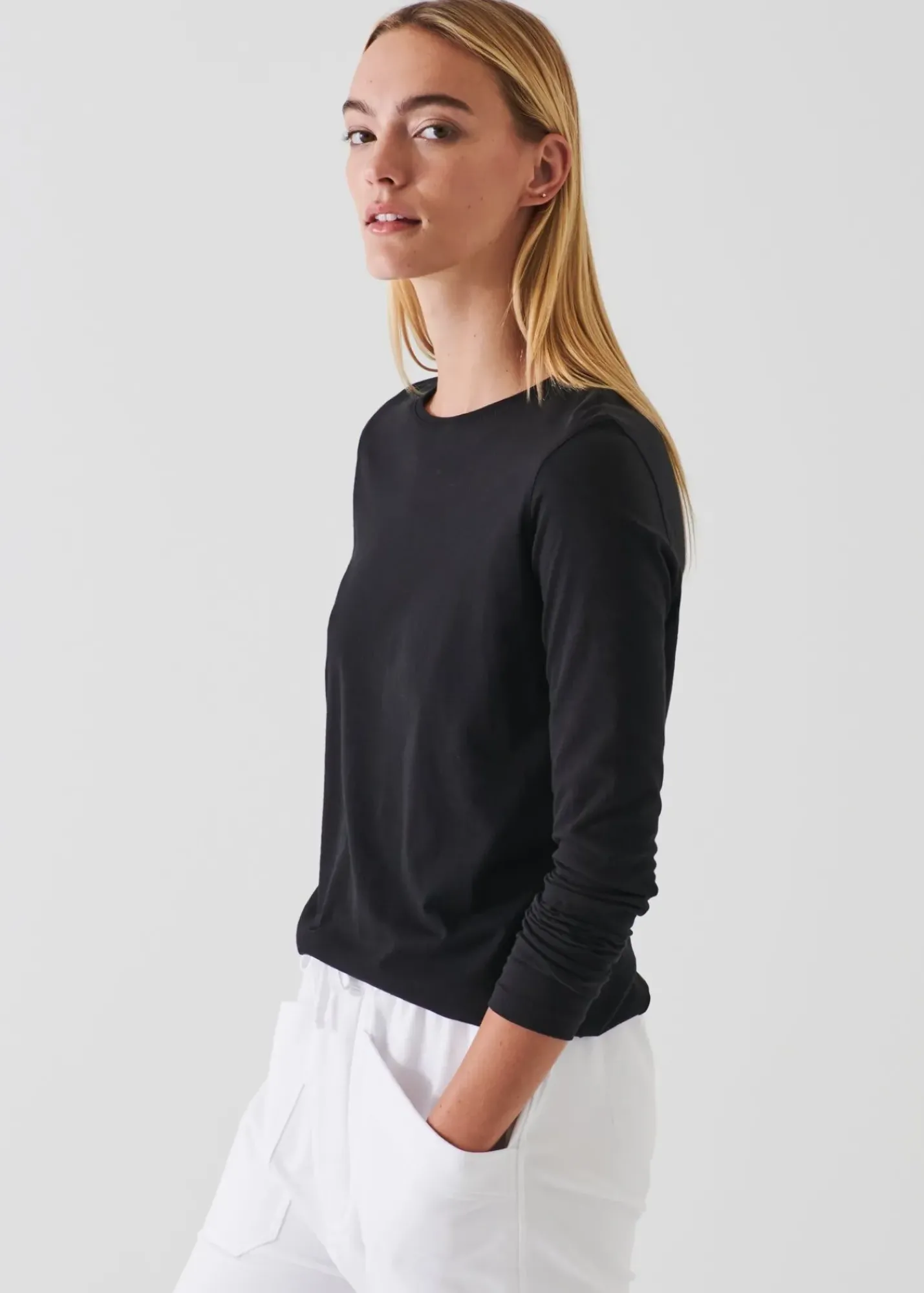 PATRICK ASSARAF Lightweight Pima Cotton T-Shirt|Women T-Shirts