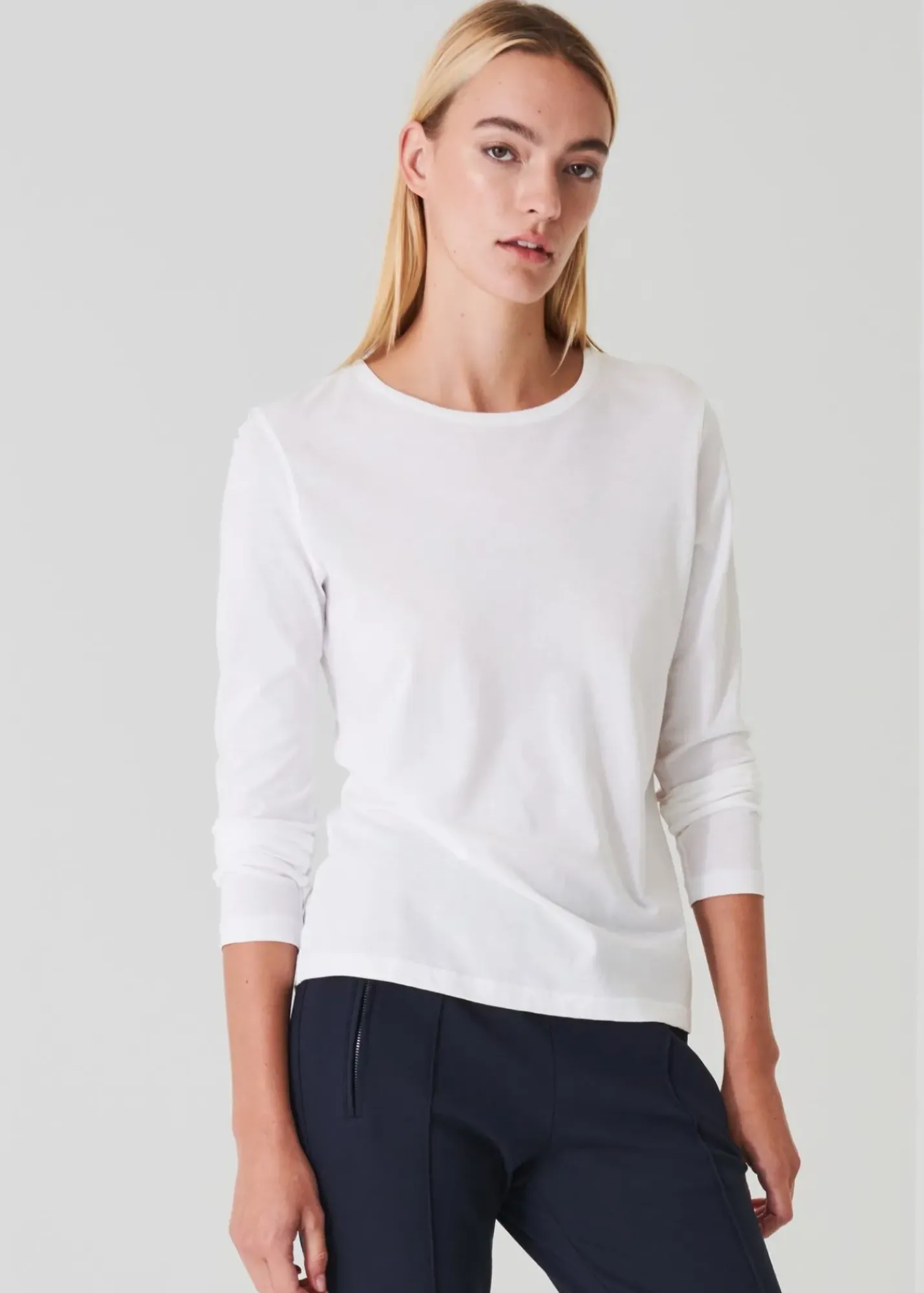 PATRICK ASSARAF Lightweight Pima Cotton T-Shirt|Women T-Shirts