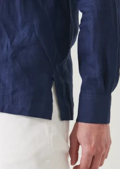 PATRICK ASSARAF Linen Chambray Over Shirt|Men Shirts