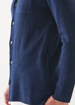 PATRICK ASSARAF Linen Cotton Blend Shirt Jacket|Men Blazers