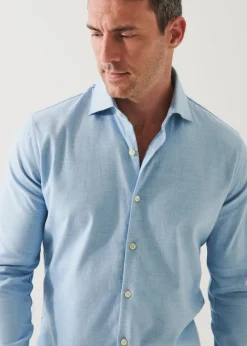 PATRICK ASSARAF Melange Flannel Shirt|Men Shirts