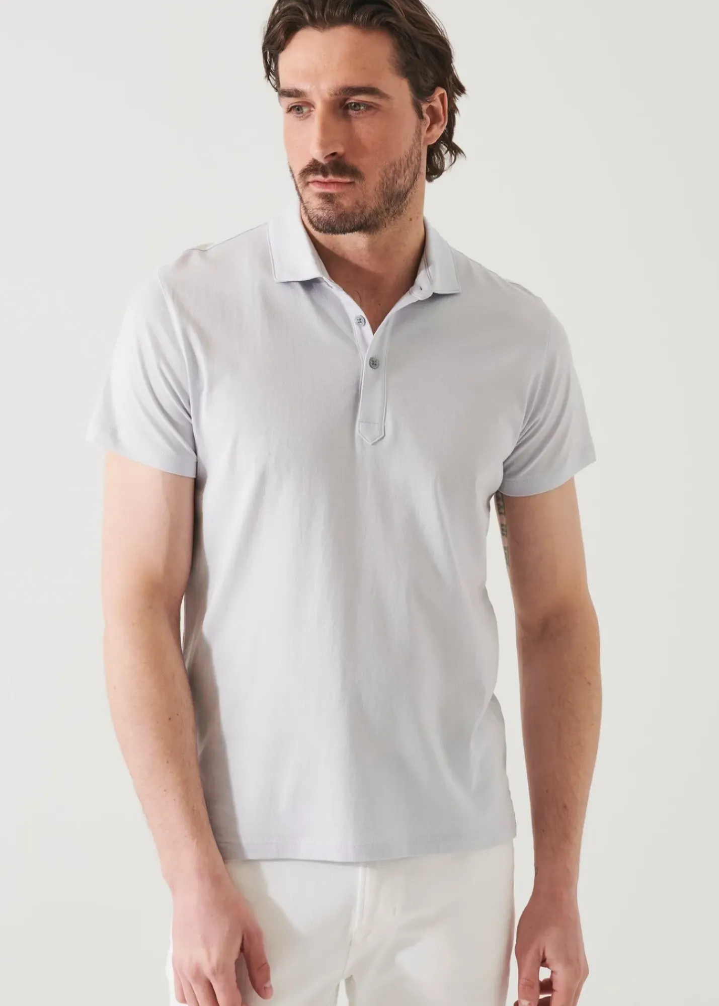 PATRICK ASSARAF Mercerized Pima Cotton Polo|Men Polos
