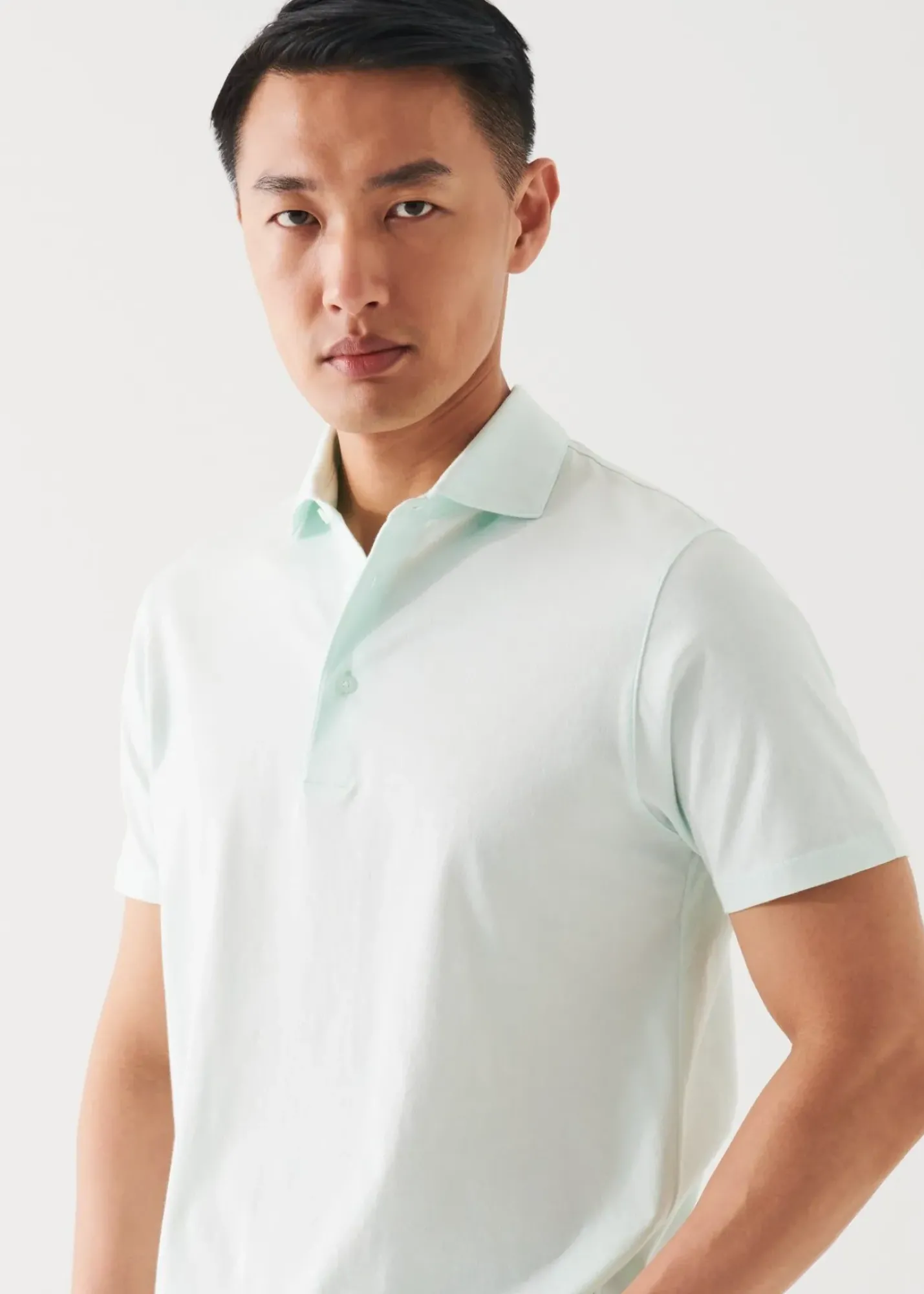 PATRICK ASSARAF Mercerized Pima Cotton Polo|Men Polos