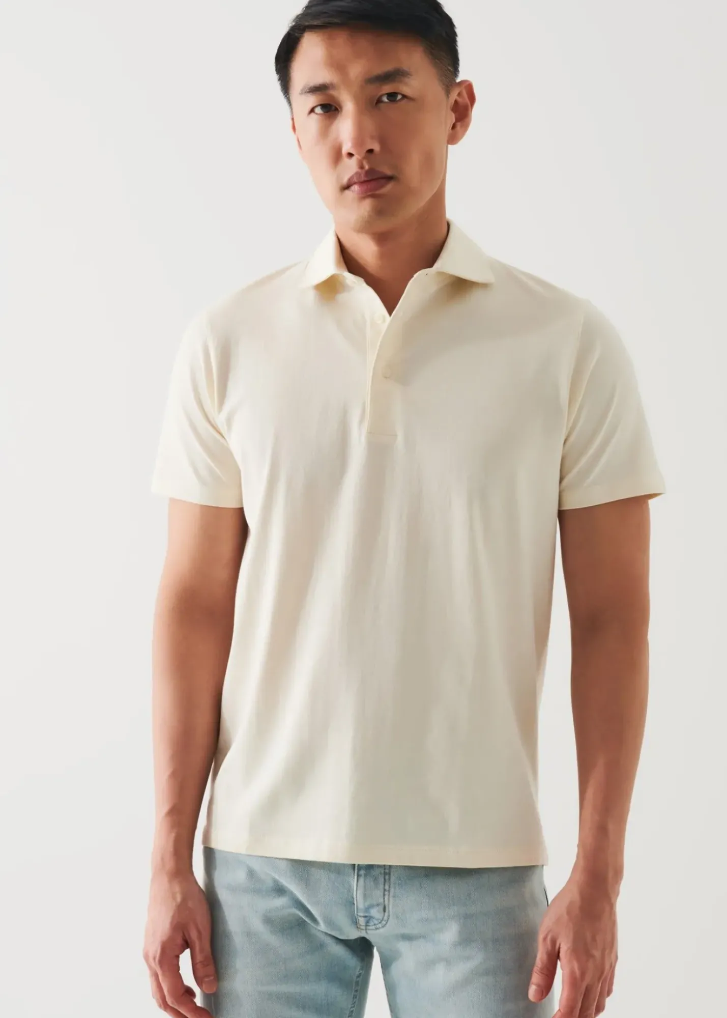 PATRICK ASSARAF Mercerized Pima Cotton Polo|Men Polos