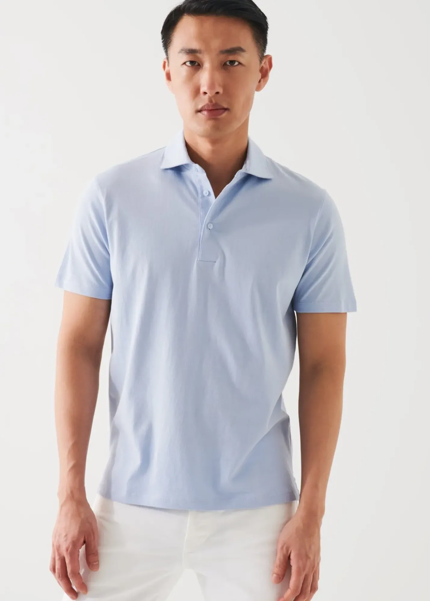 PATRICK ASSARAF Mercerized Pima Cotton Polo|Men Polos
