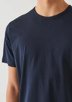 PATRICK ASSARAF Mercerized Pima Cotton T-Shirt|Men T-Shirts