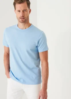PATRICK ASSARAF Mercerized Pima Cotton T-Shirt|Men T-Shirts