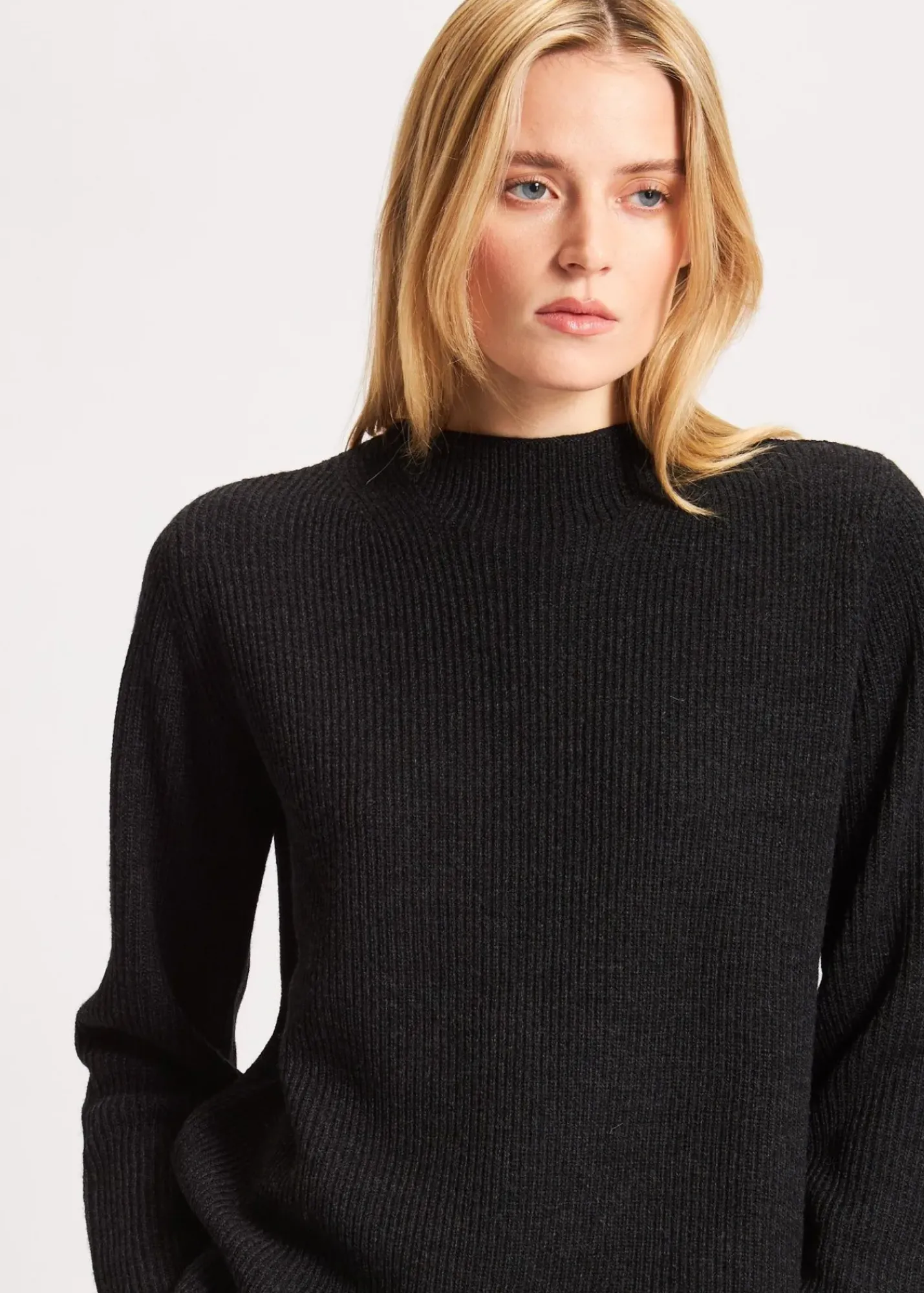 PATRICK ASSARAF Merino Mock Neck Sweater|Women Knitwear