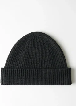 PATRICK ASSARAF Merino Waffle Beanie|Men Knitwear