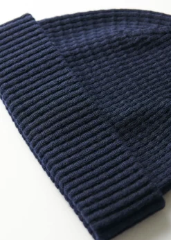PATRICK ASSARAF Merino Waffle Beanie|Men Knitwear