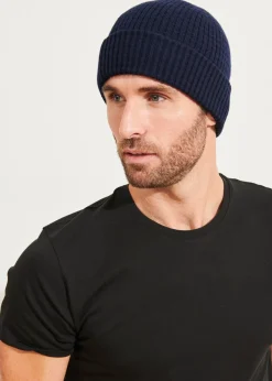 PATRICK ASSARAF Merino Waffle Beanie|Men Knitwear