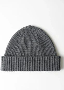 PATRICK ASSARAF Merino Waffle Beanie|Men Knitwear