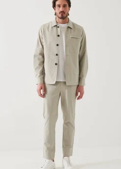 PATRICK ASSARAF Nucleo Nylon Stretch Chino Pant|Men Bottoms
