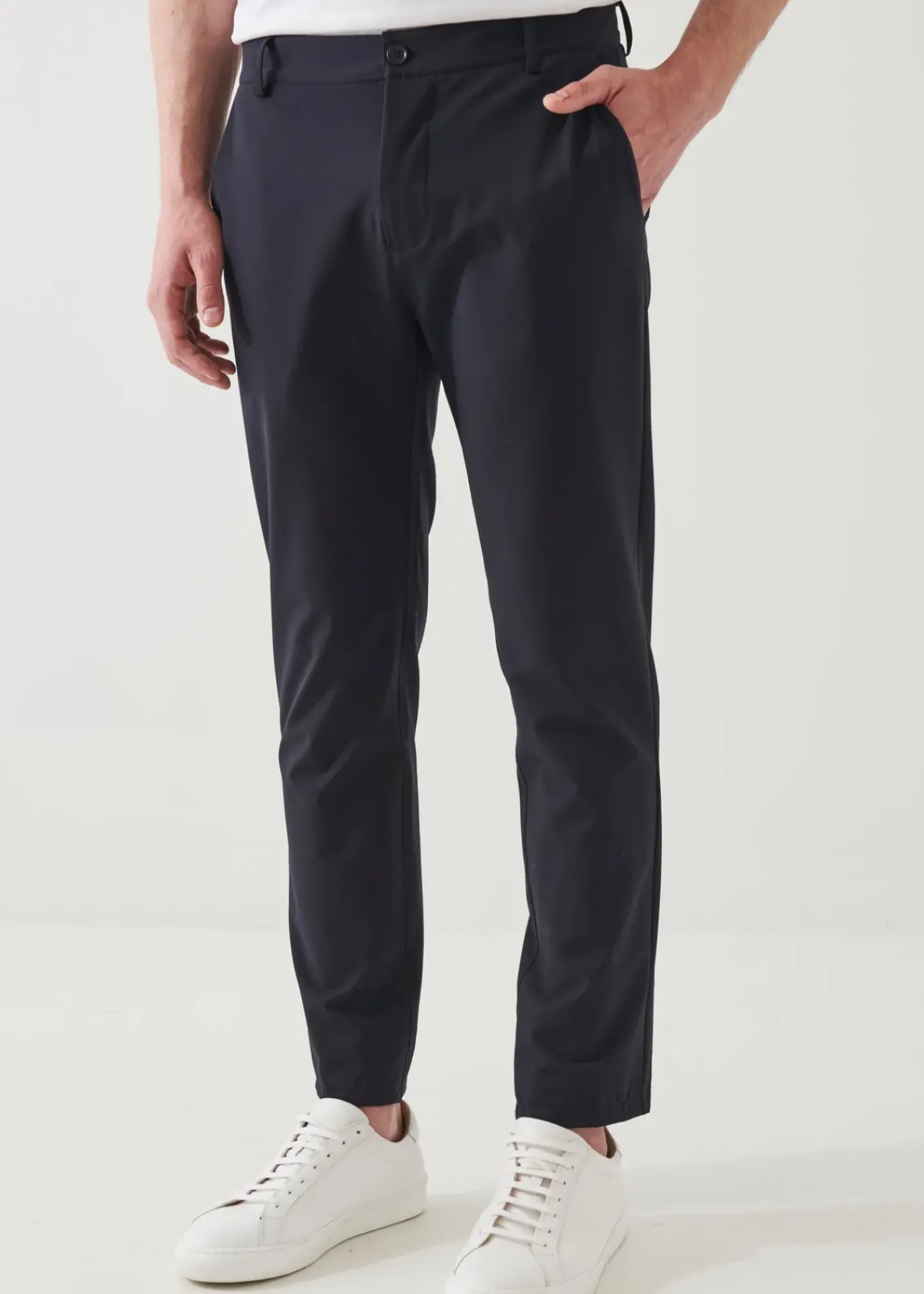 PATRICK ASSARAF Nucleo Nylon Stretch Chino Pant|Men Bottoms