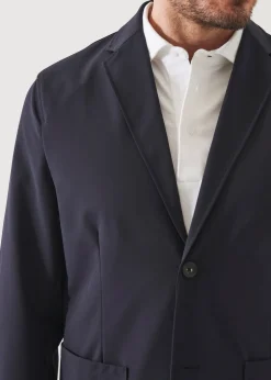 PATRICK ASSARAF Nucleo Nylon Stretch Two-Button Blazer|Men Blazers