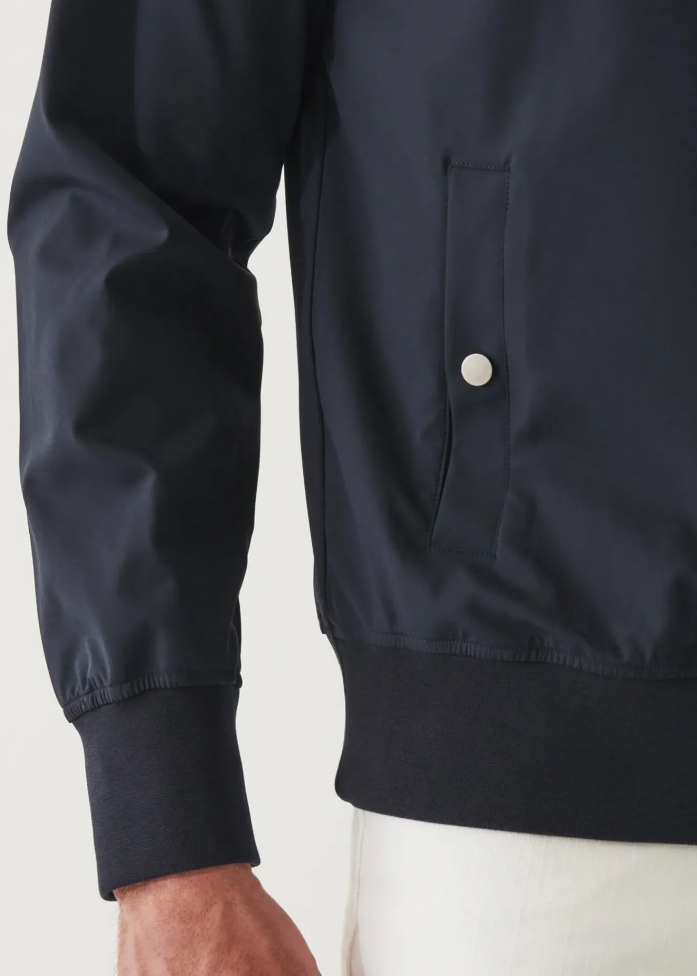 PATRICK ASSARAF Nylon Stretch Bomber Jacket|Men Outerwear