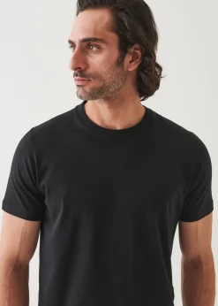 PATRICK ASSARAF Organic Pima Cotton High Neck T-Shirt|Men T-Shirts