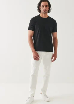 PATRICK ASSARAF Organic Pima Cotton High Neck T-Shirt|Men T-Shirts