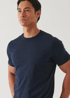 PATRICK ASSARAF Organic Pima Cotton High Neck T-Shirt|Men T-Shirts