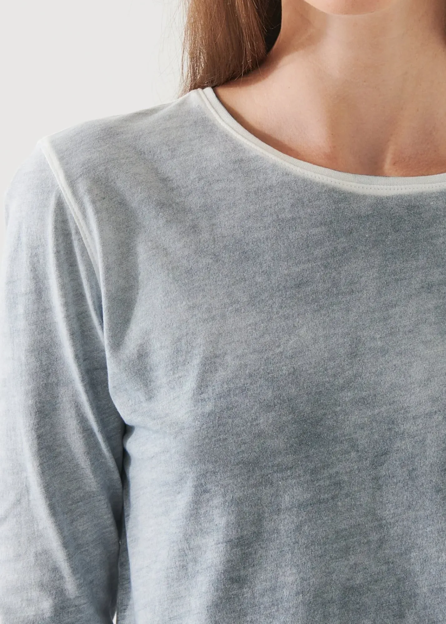 PATRICK ASSARAF Organic Pima Cotton Stripe Dolman T-Shirt|Women T-Shirts