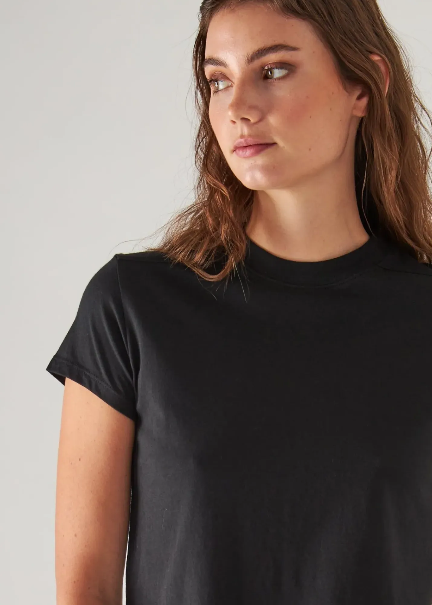 PATRICK ASSARAF Organic Pima Cotton Stripe Boyfriend Long Sleeve Crew|Women T-Shirts