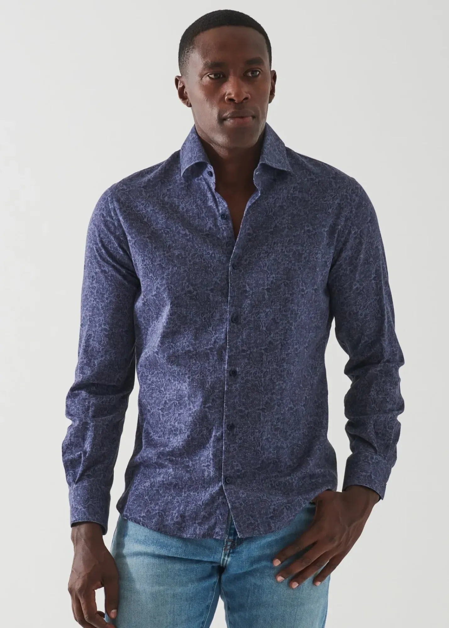 PATRICK ASSARAF Paisley Print Cotton Shirt|Men Shirts