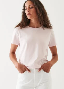 PATRICK ASSARAF Pastel Iconic Pima Cotton Stretch Boyfriend T-Shirt|Women T-Shirts