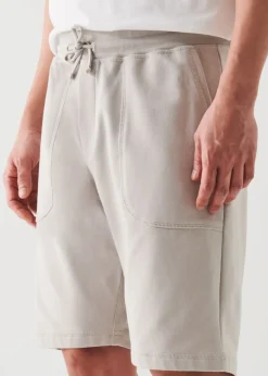 PATRICK ASSARAF Pima Cotton French Terry Drawstring Short|Men Bottoms
