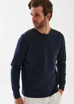 PATRICK ASSARAF Pima Cotton French Terry Quarter Zip|Men Sweatshirts & Hoodies