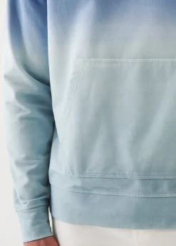 PATRICK ASSARAF Pima Cotton French Terry Mineral Wash Sweatshirt|Men Sweatshirts & Hoodies