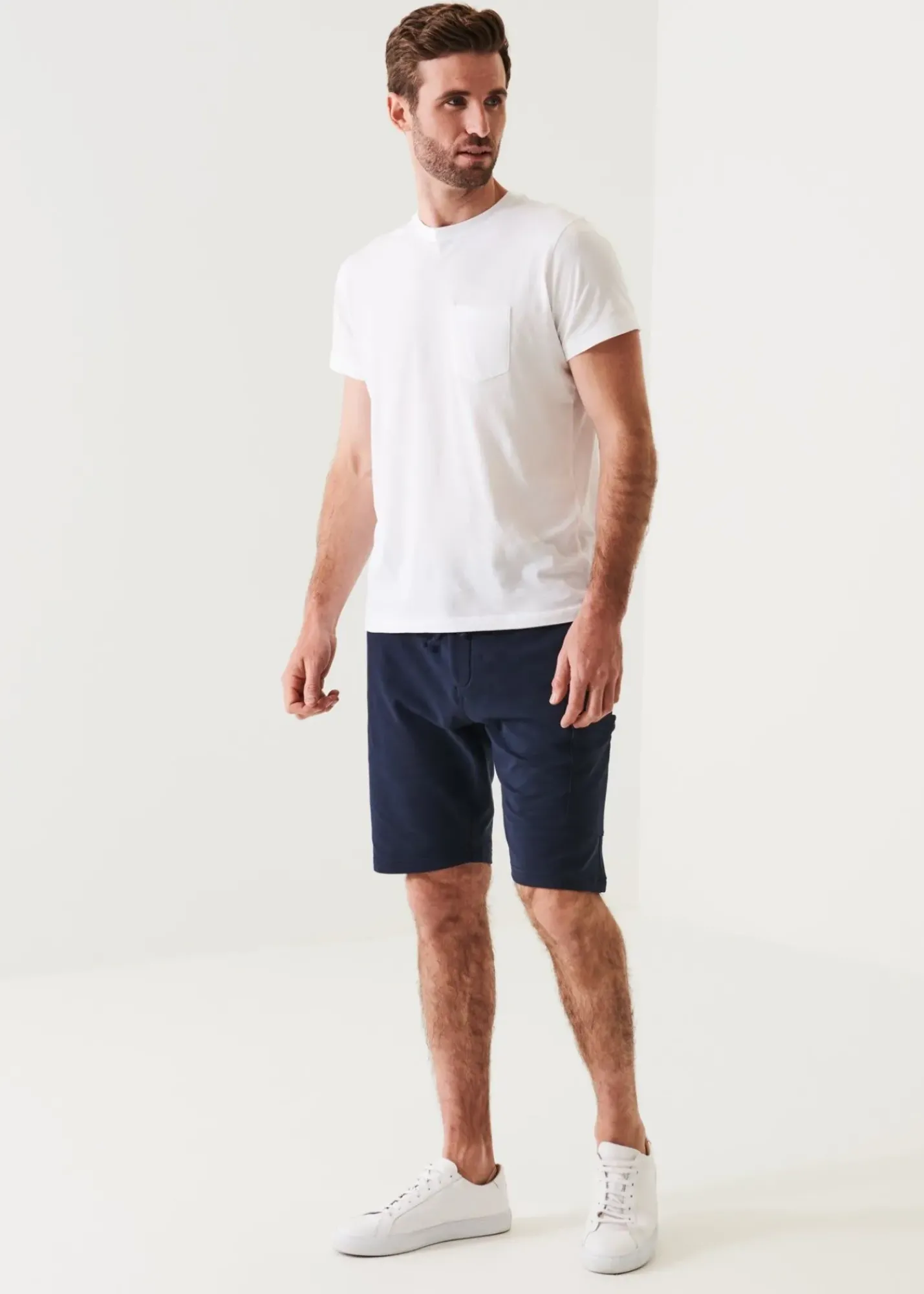 PATRICK ASSARAF Pima Cotton French Terry Cargo Short|Men Bottoms