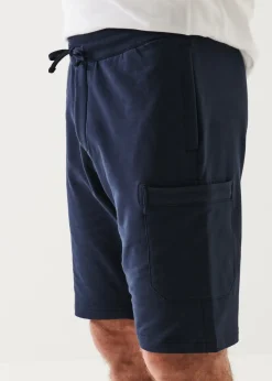PATRICK ASSARAF Pima Cotton French Terry Cargo Short|Men Bottoms