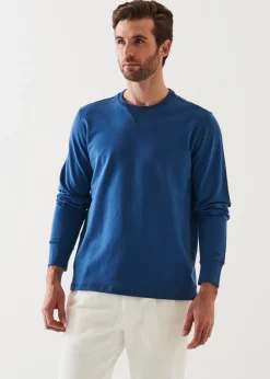 PATRICK ASSARAF Pima Cotton French Terry Sweatshirt|Men Sweatshirts & Hoodies