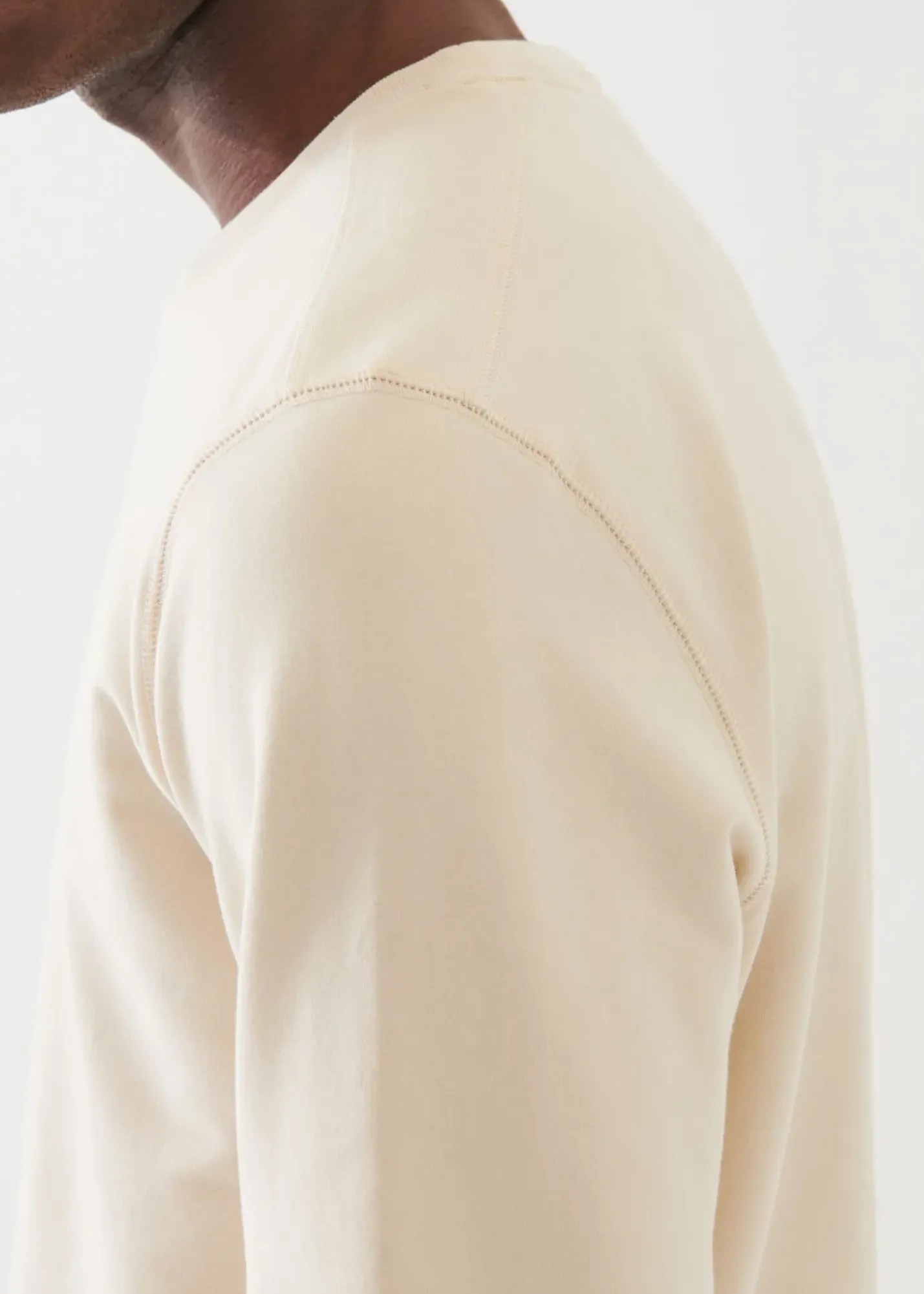 PATRICK ASSARAF Pima Cotton French Terry Sweatshirt|Men Sweatshirts & Hoodies