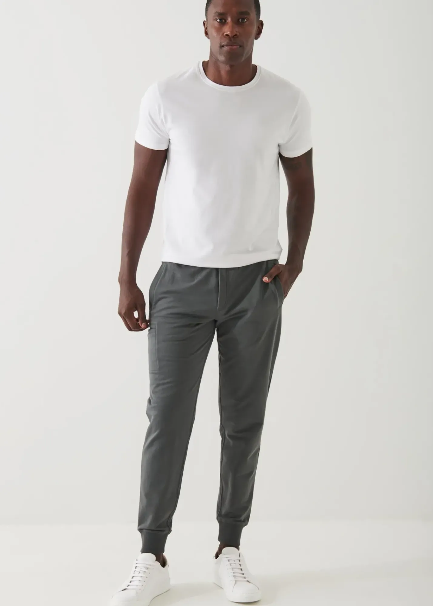 PATRICK ASSARAF Pima Cotton French Terry Jogger|Men Bottoms