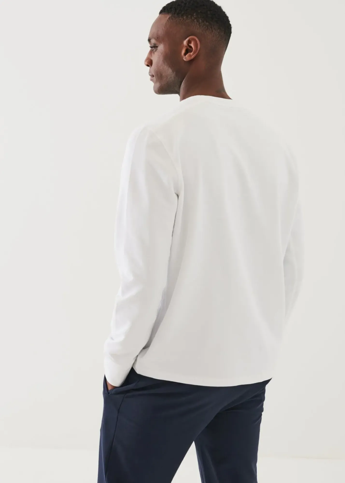 PATRICK ASSARAF Pima Cotton French Terry Sweatshirt|Men Sweatshirts & Hoodies