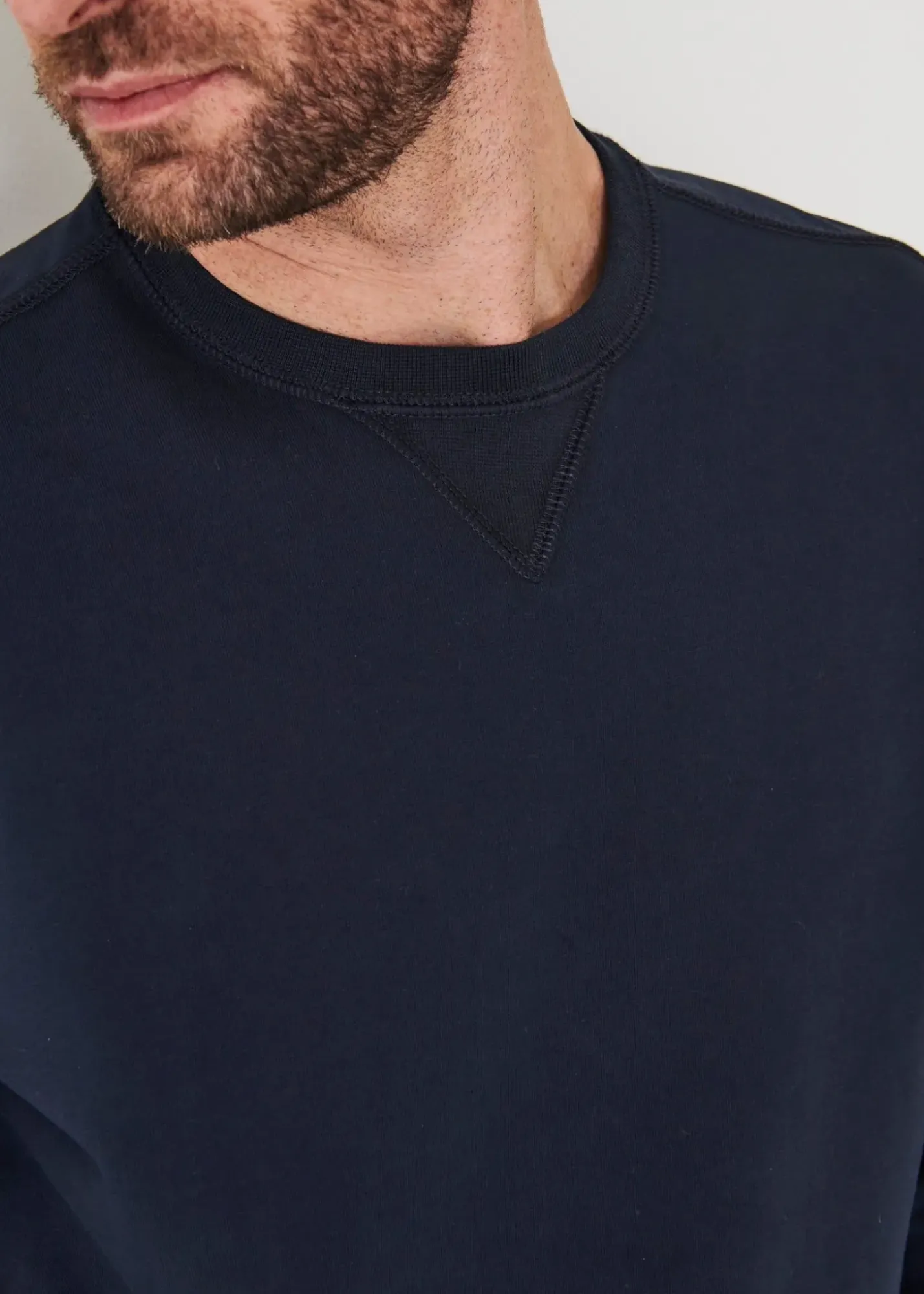 PATRICK ASSARAF Pima Cotton French Terry Sweatshirt|Men Sweatshirts & Hoodies