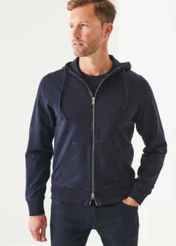 PATRICK ASSARAF Pima Cotton French Terry Raglan Crewneck|Men Sweatshirts & Hoodies