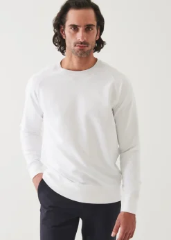 PATRICK ASSARAF Pima Cotton French Terry Raglan Sweatshirt|Men Sweatshirts & Hoodies
