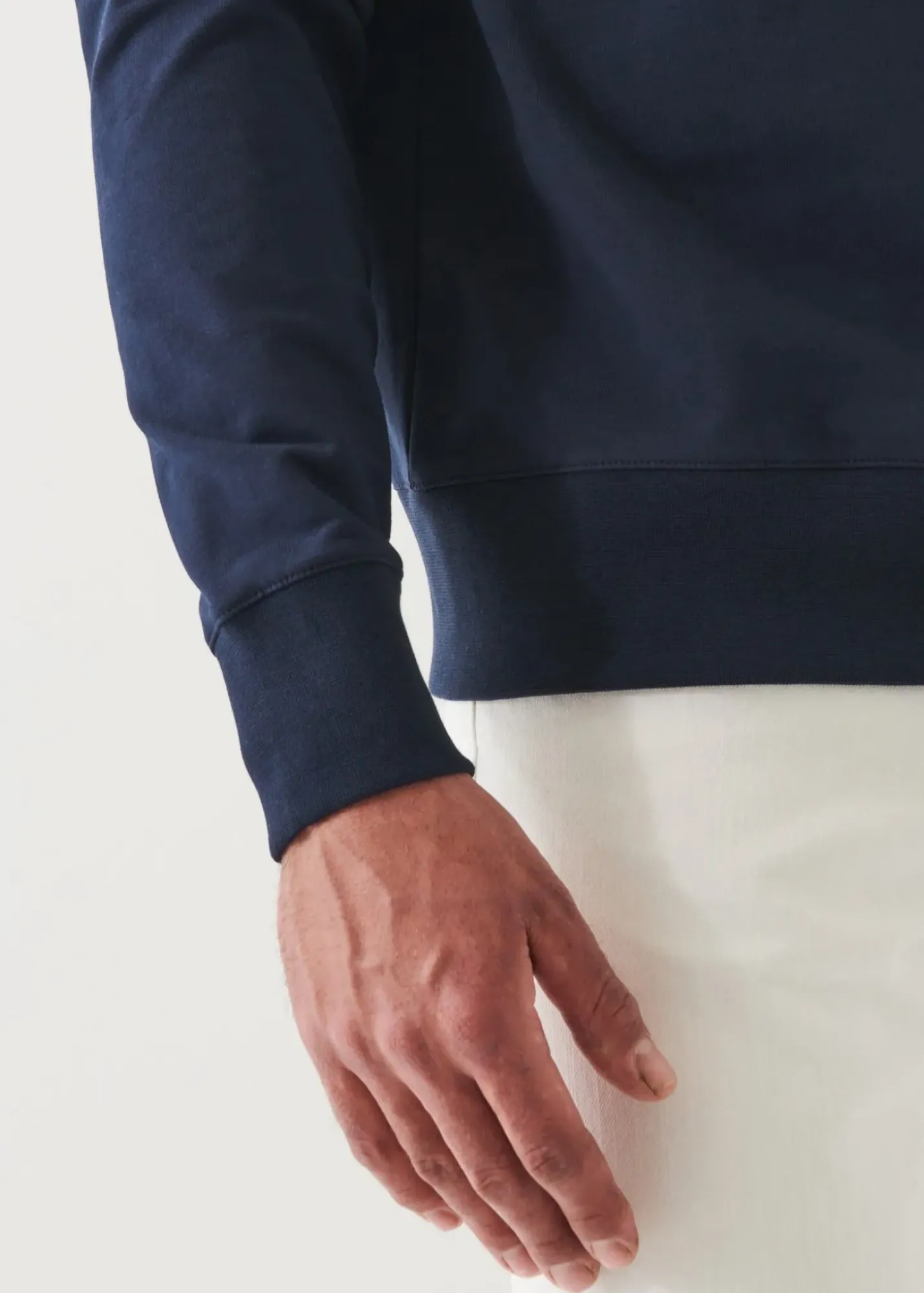PATRICK ASSARAF Pima Cotton French Terry Raglan Sweatshirt|Men Sweatshirts & Hoodies