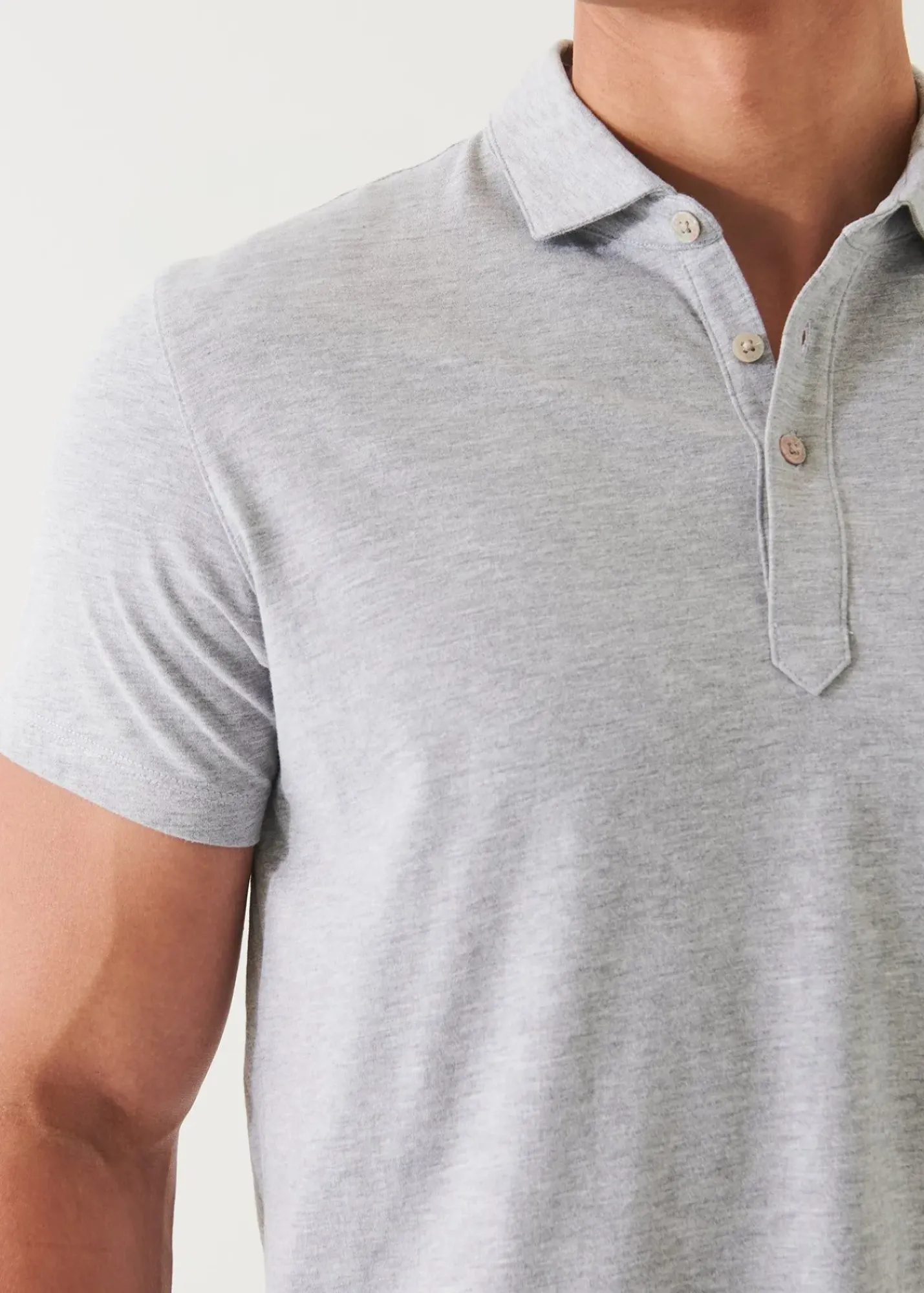 PATRICK ASSARAF Pima Cotton Stretch Overdye Polo|Men Polos