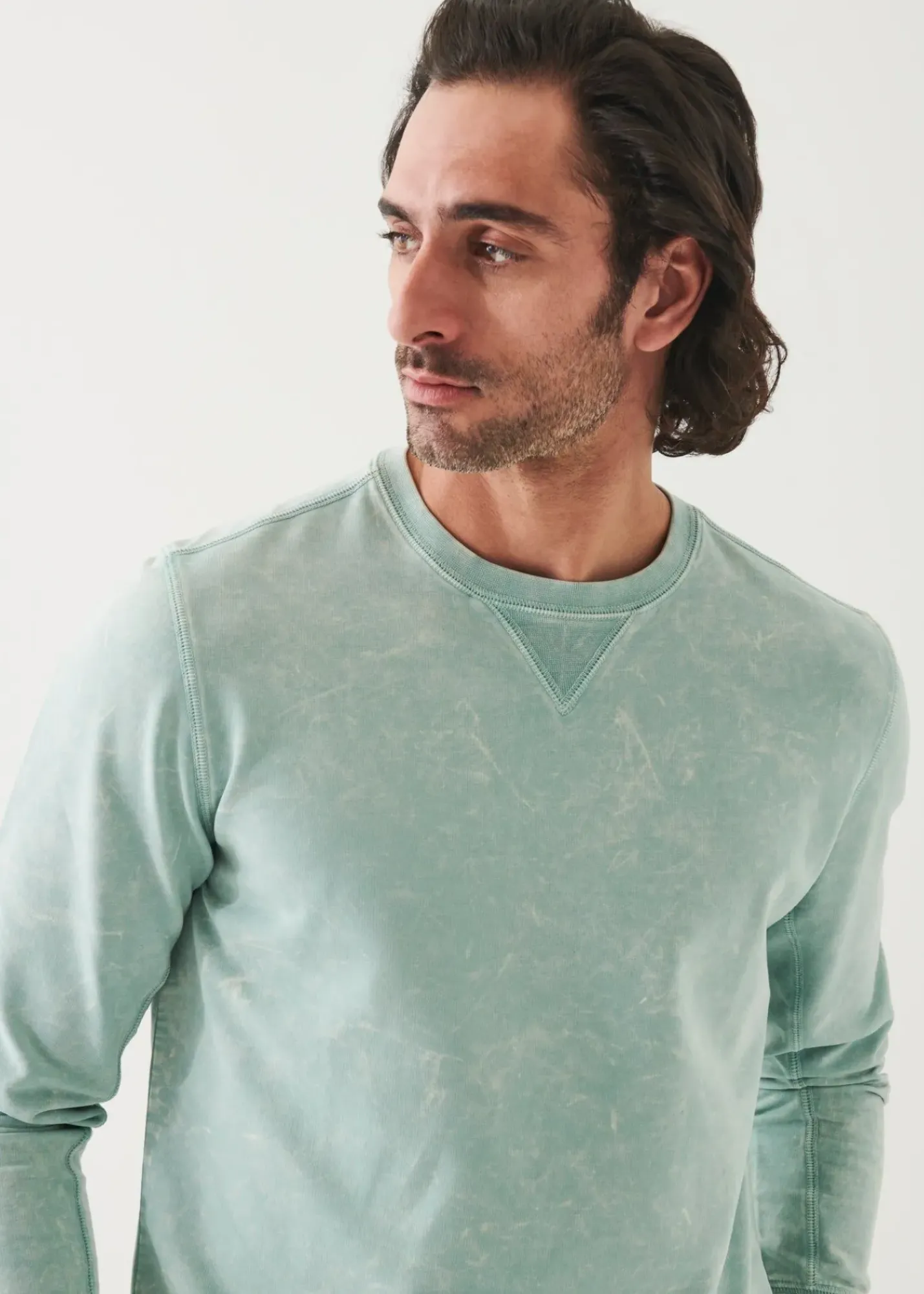 PATRICK ASSARAF Pima Cotton Stretch Overshirt|Men Shirt Jackets