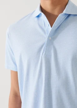 PATRICK ASSARAF Pima Cotton Stretch Printed Polo|Men Polos
