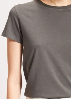 PATRICK ASSARAF Pima Cotton Stretch Slim T-Shirt|Women T-Shirts