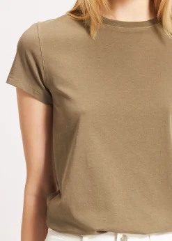 PATRICK ASSARAF Pima Cotton Stretch Slim T-Shirt|Women T-Shirts