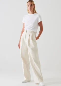 PATRICK ASSARAF Pima Cotton Stretch Slim T-Shirt|Women T-Shirts