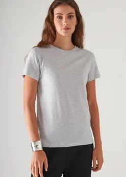 PATRICK ASSARAF Pima Cotton Stretch Slim T-Shirt|Women T-Shirts