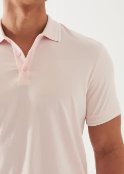 PATRICK ASSARAF Pima Cotton Stretch Tipped Polo|Men Polos