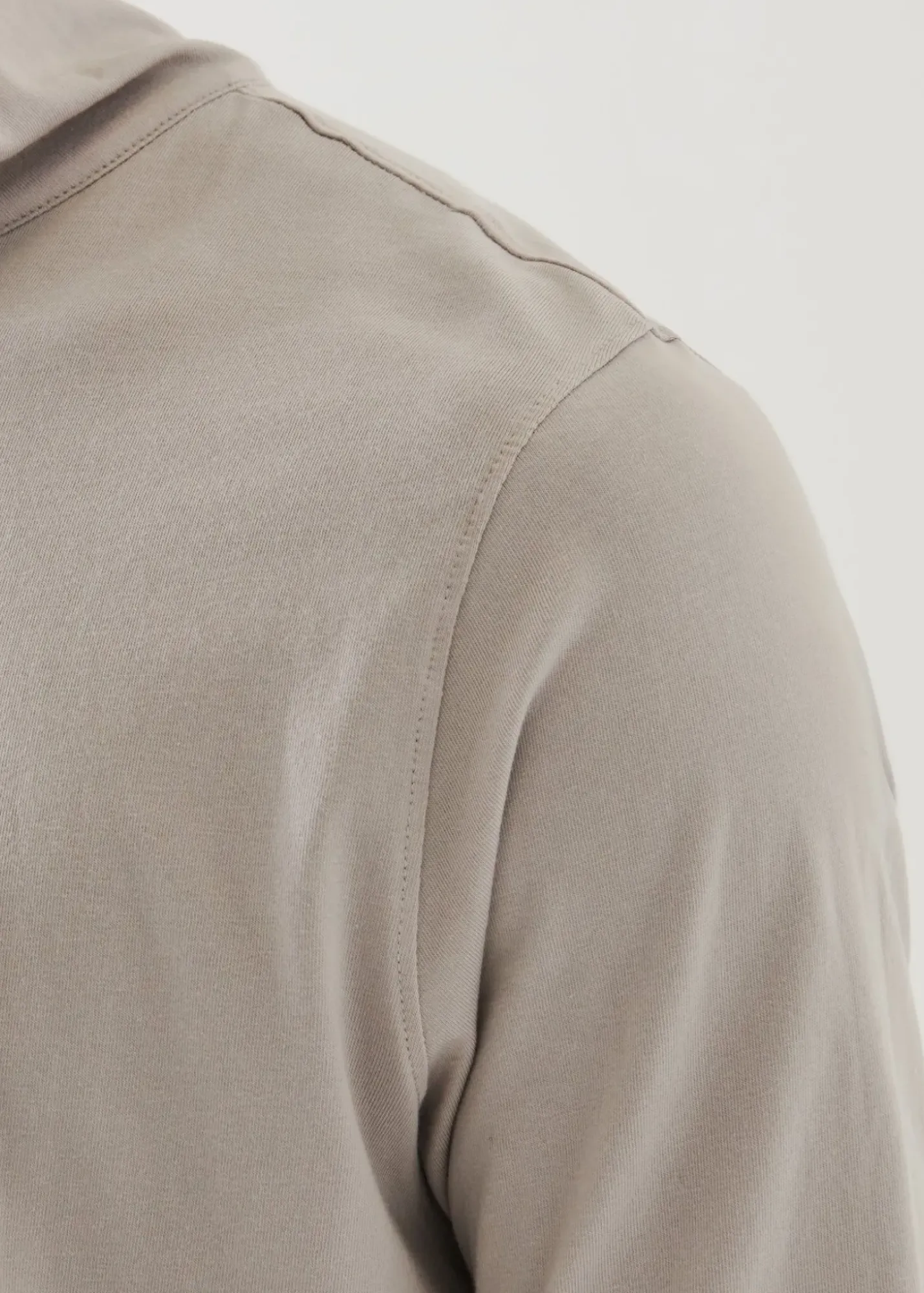 PATRICK ASSARAF Pima Cotton Stretch Zip Mock|Men Sweatshirts & Hoodies