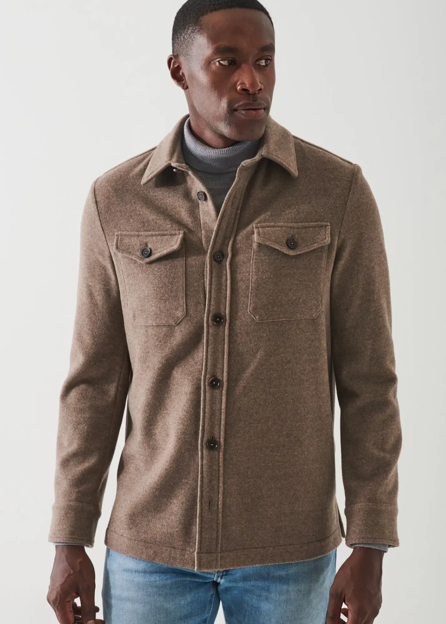 PATRICK ASSARAF Pima Stretch Fleece Hoodie|Men Sweatshirts & Hoodies